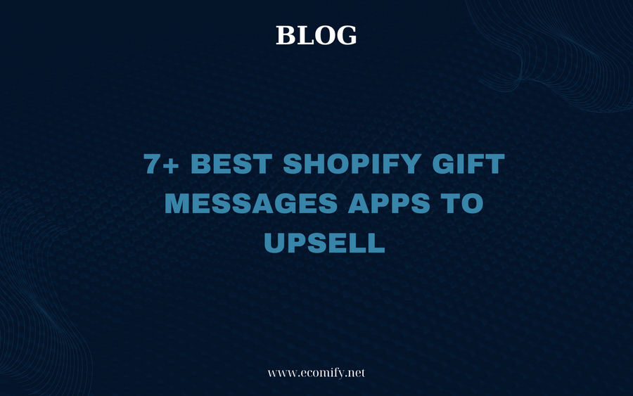 Shopify gift messages app