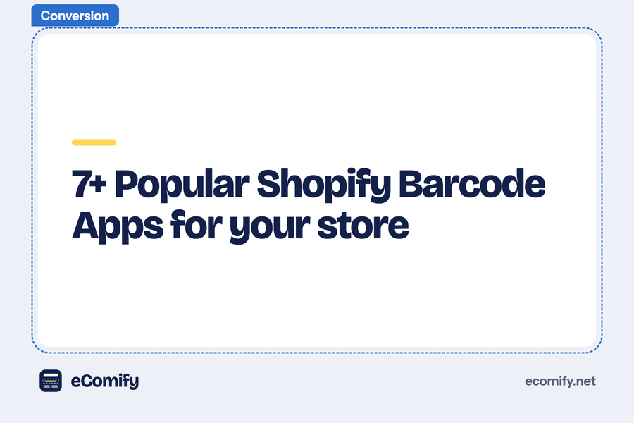 7+ Popular Shopify Barcode Apps for your store