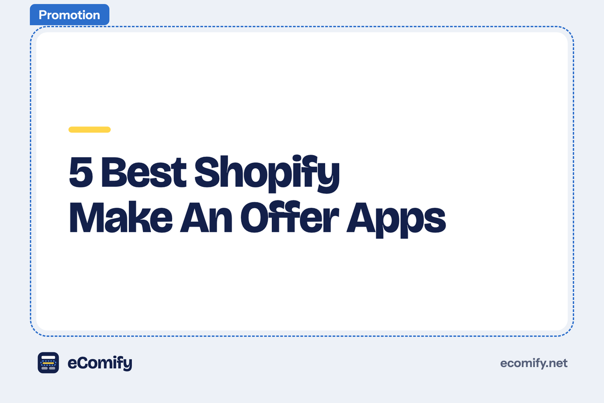 5 Best Shopify Make An Offer Apps