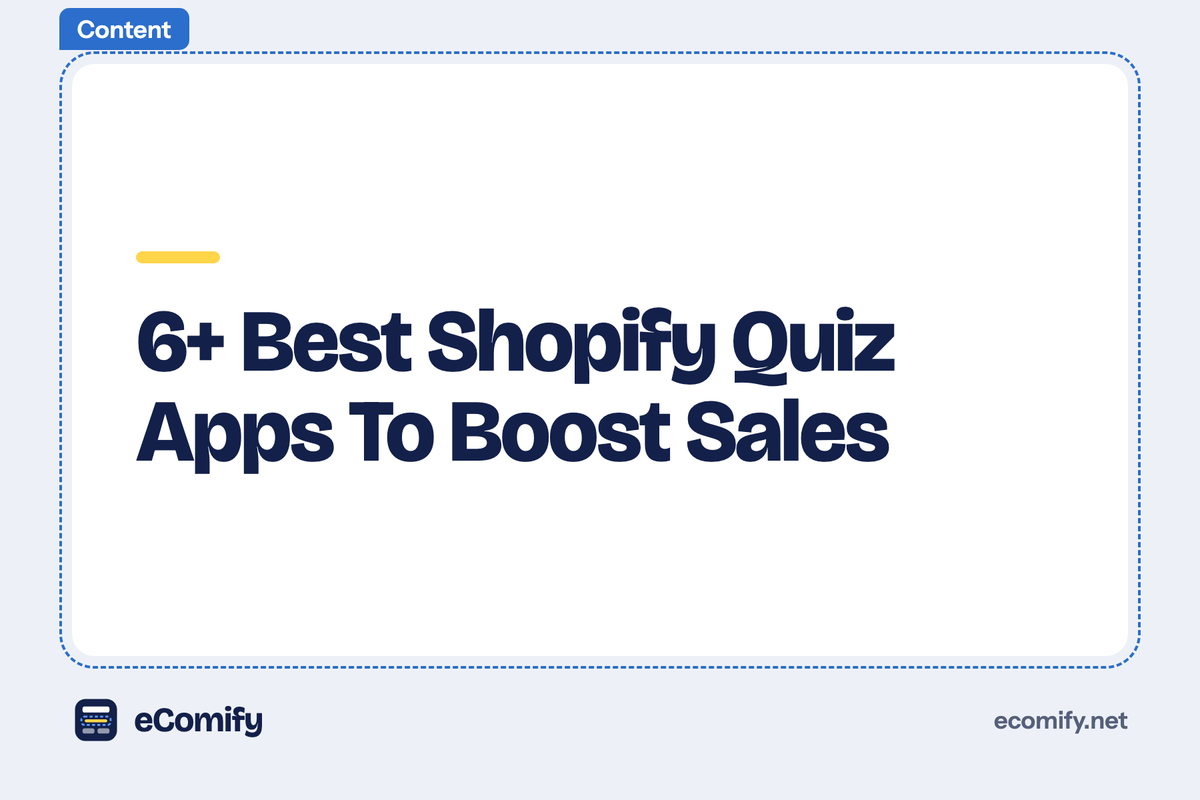6+ Best Shopify Quiz Apps To Boost Sales
