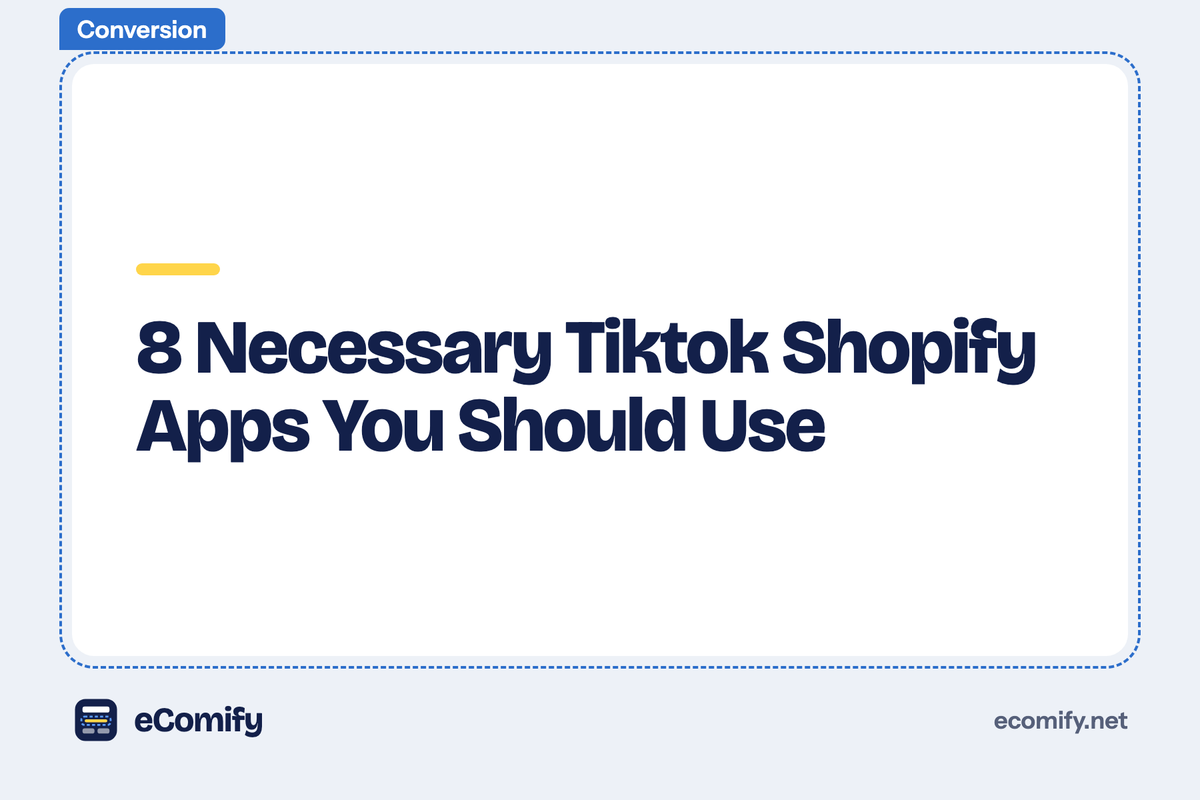 8 Necessary Tiktok Shopify Apps You Should Use