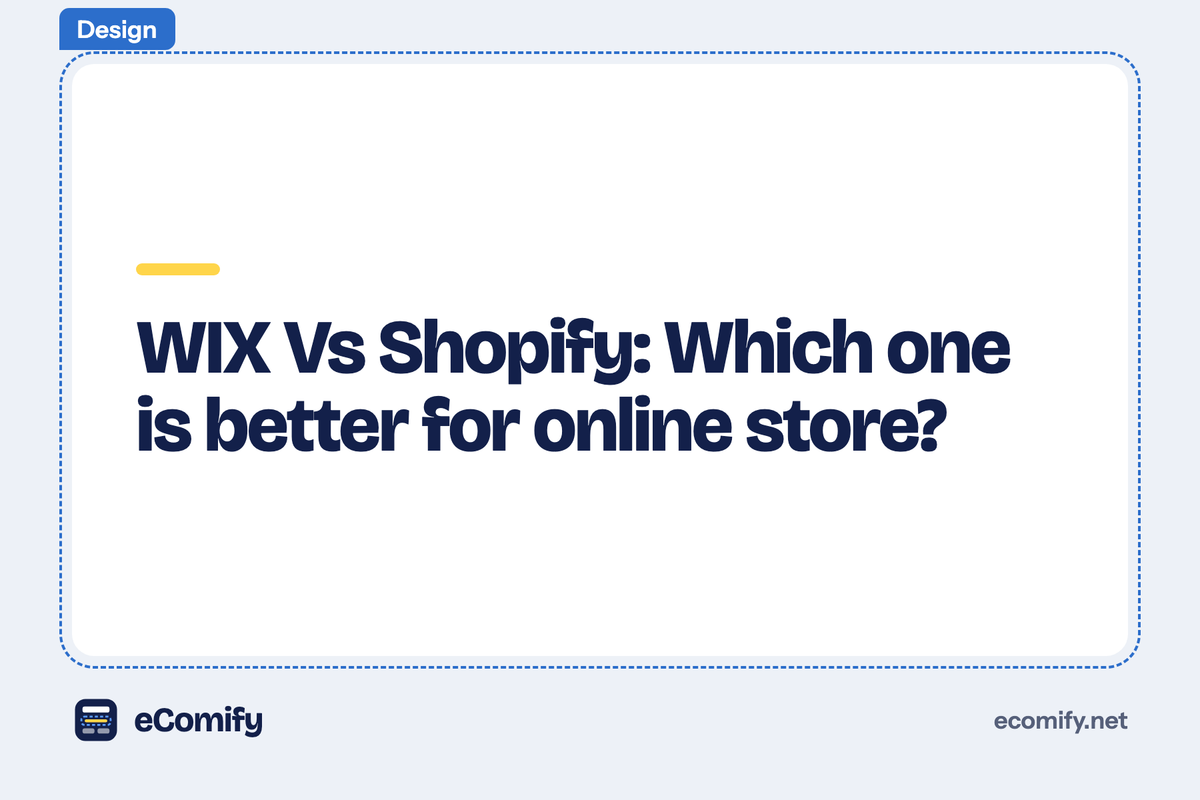 WIX Vs Shopify: Which one is better for online store?