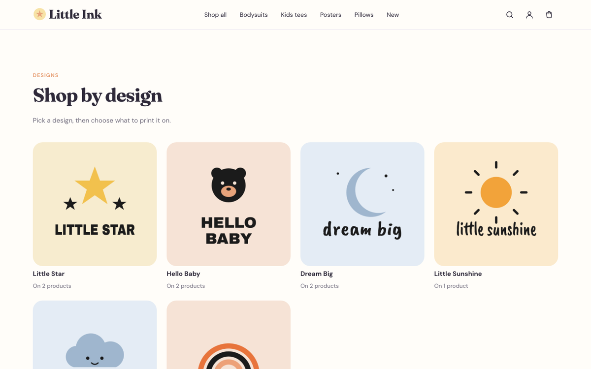 Little Ink: design grid