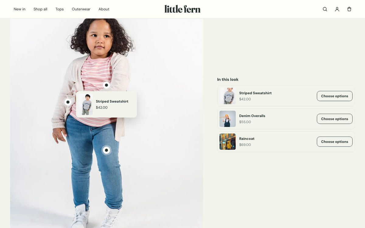 Little Fern: shop the look with product pins