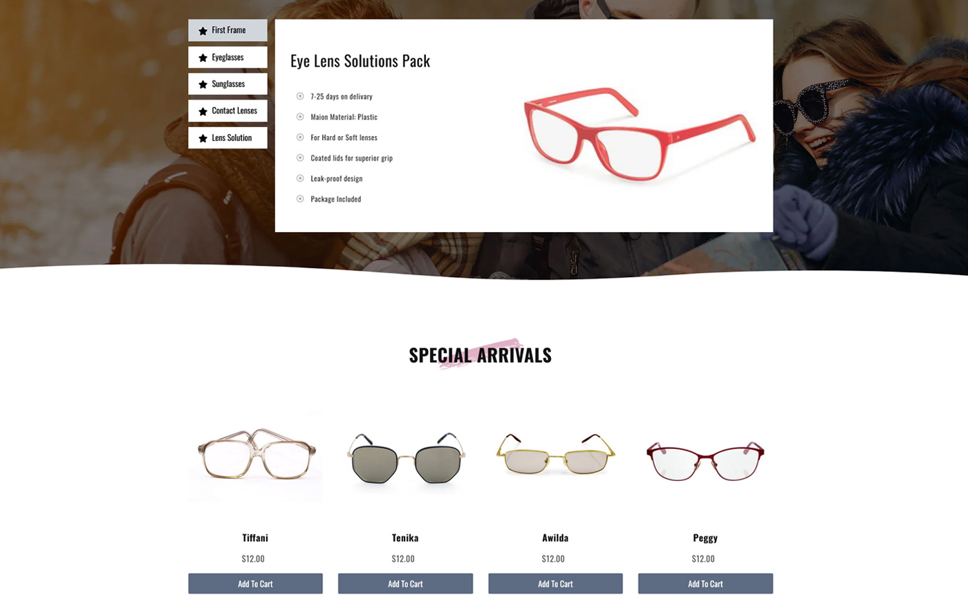 Eyeglassify - Glasses Shopify template built by Pagefly