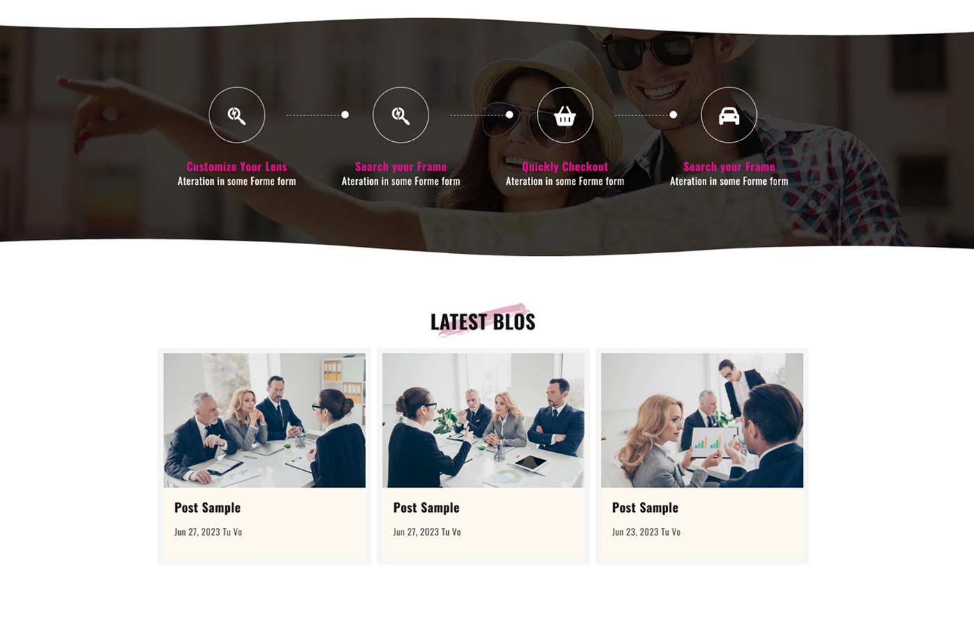 Eyeglassify - Glasses Shopify template built by Pagefly