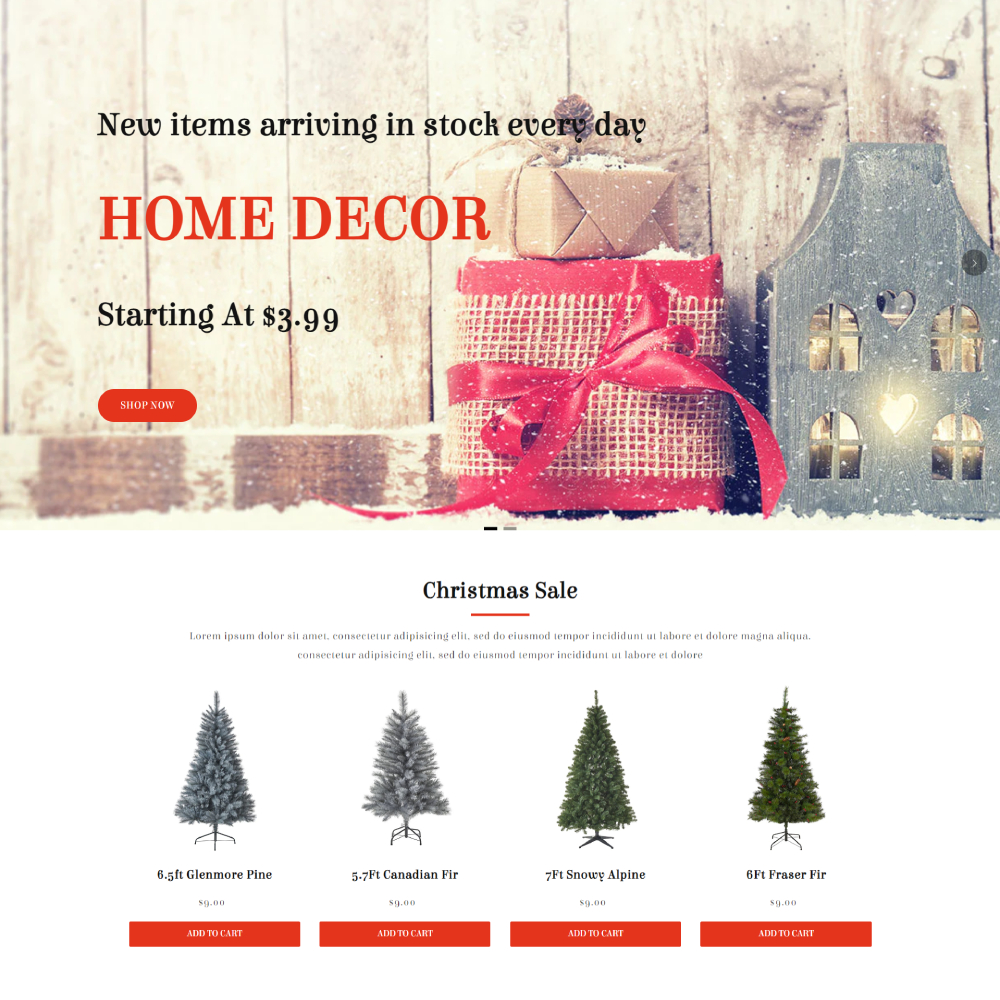 Christmasify - Christmas Shopify template built by Pagefly
