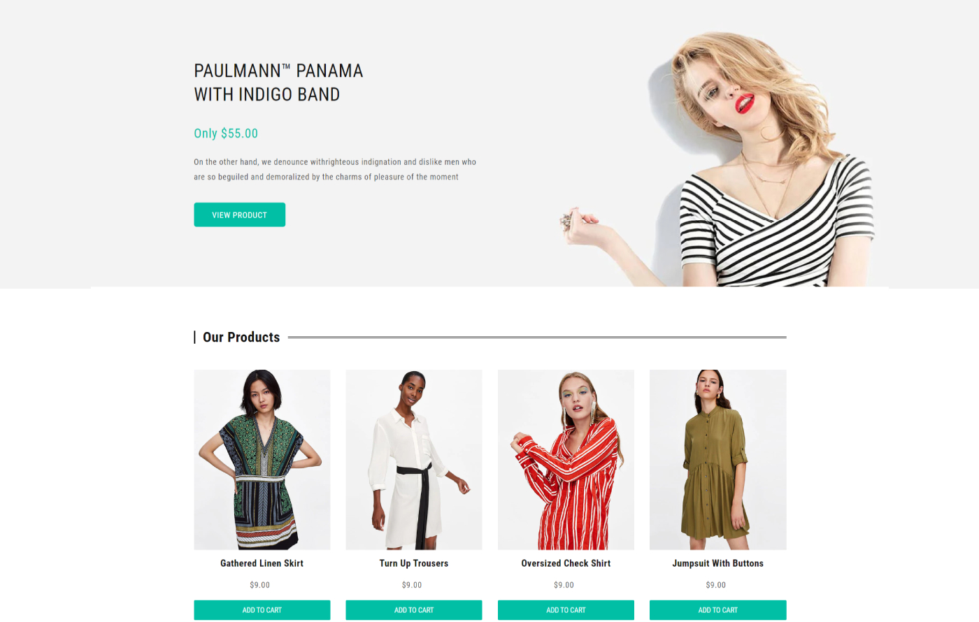 Clothesify - Clothing Shopify template built by Pagefly