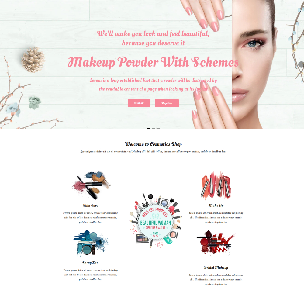 Cosmatify - Beauty & Cosmetics Shopify template built by Pagefly