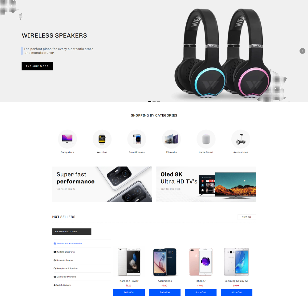 Electronicify - Electronics Shopify template built by Pagefly