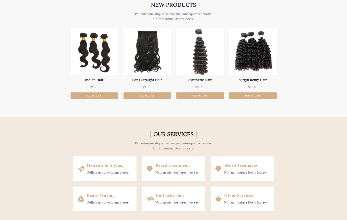 Hairify - Hair Wigs Store Shopify template built by Pagefly