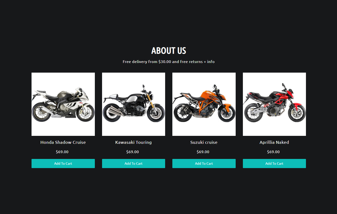 Motorify - Motorcycles Shopify template built by Pagefly