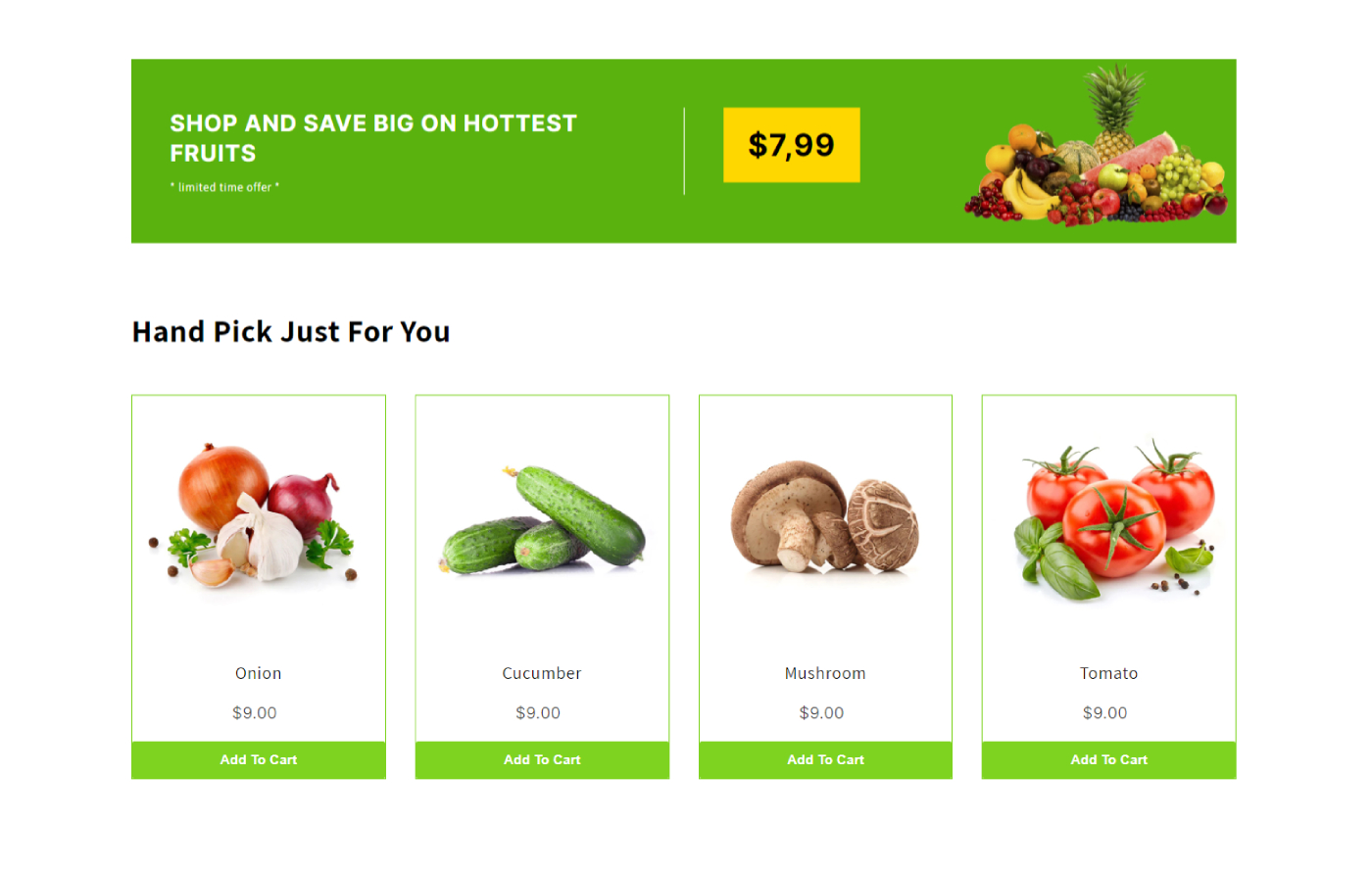 Organicify - Organic Food Shopify template built by Pagefly