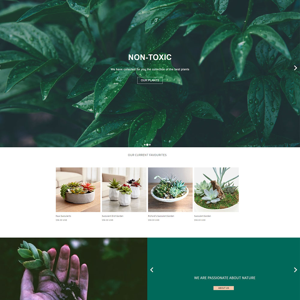 Plants - Plant Decor Shopify template built by Tapita