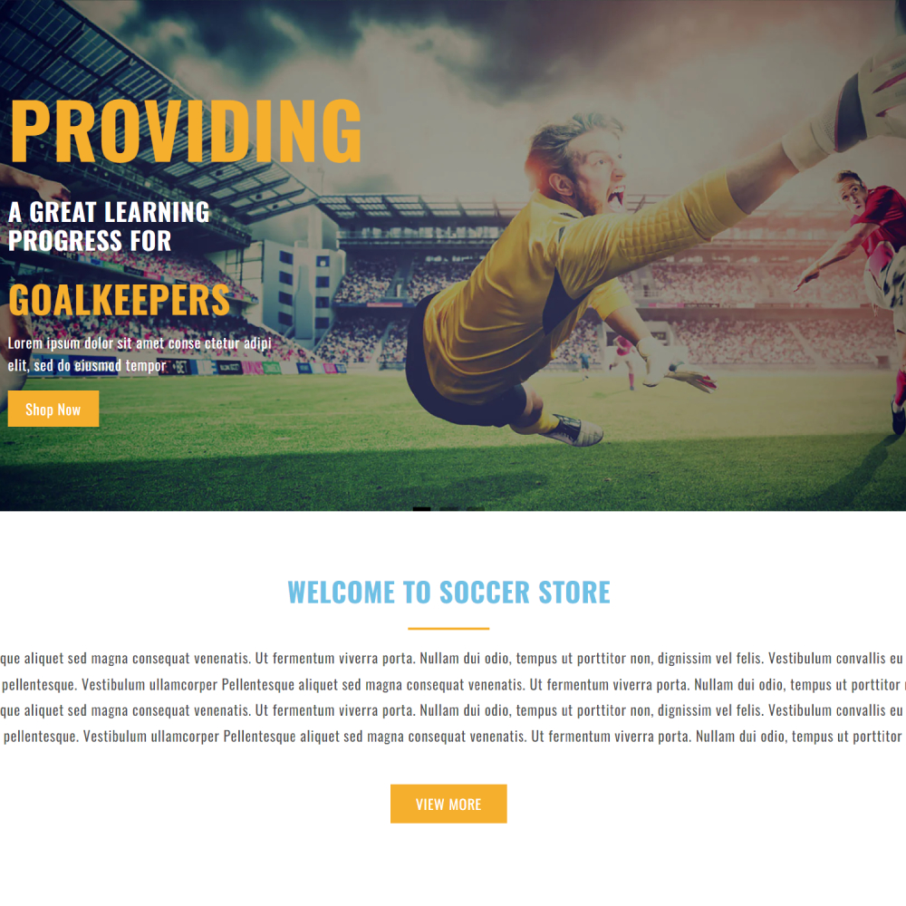 Soccerify - Sport Shopify template built by Pagefly