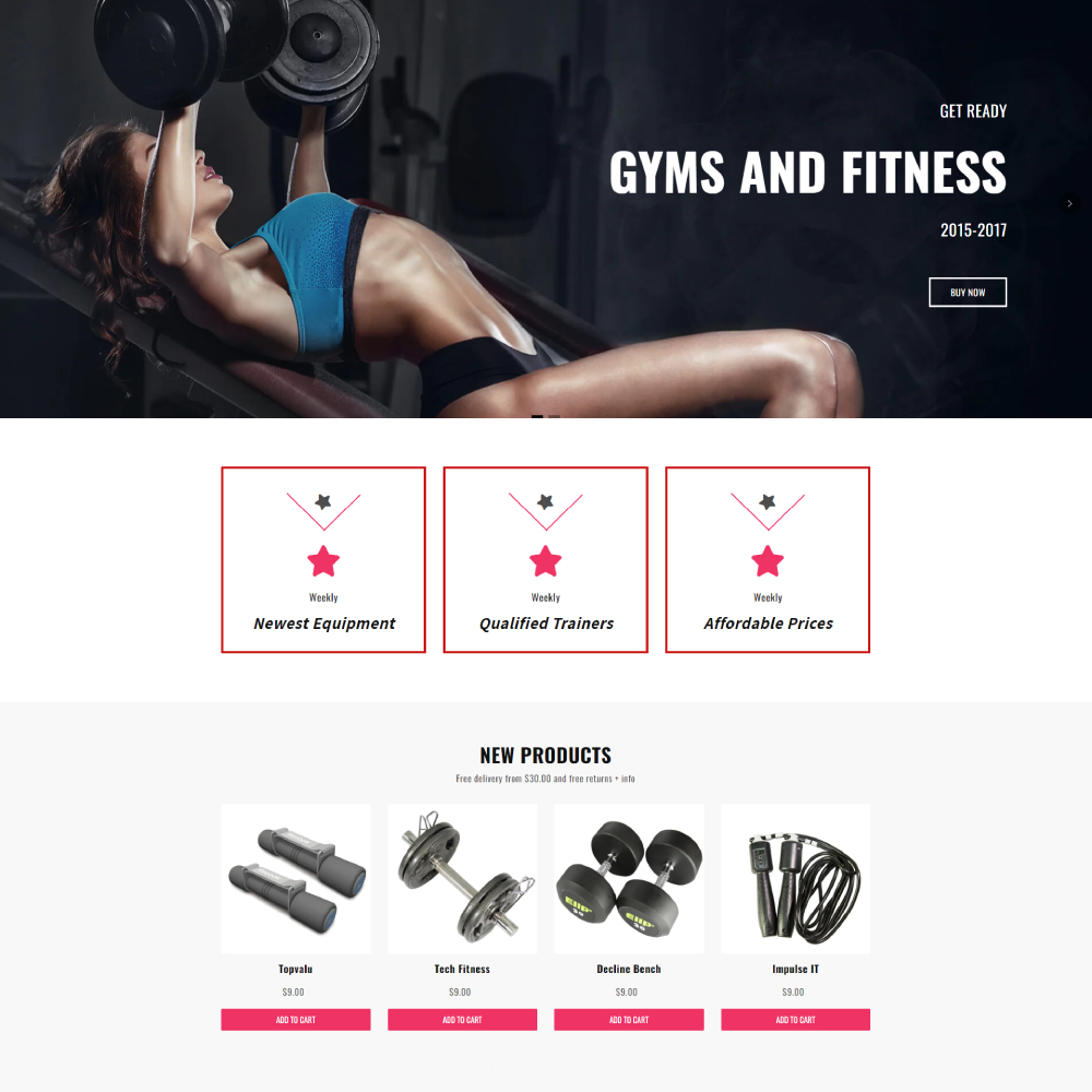 Sportify - Sport Shopify template built by Pagefly