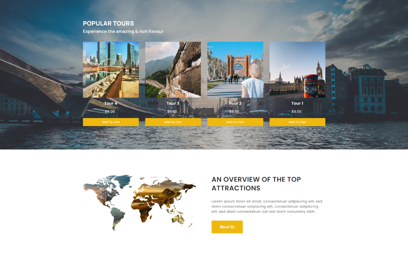 Tourify - Tour Travel Shopify template built by Pagefly