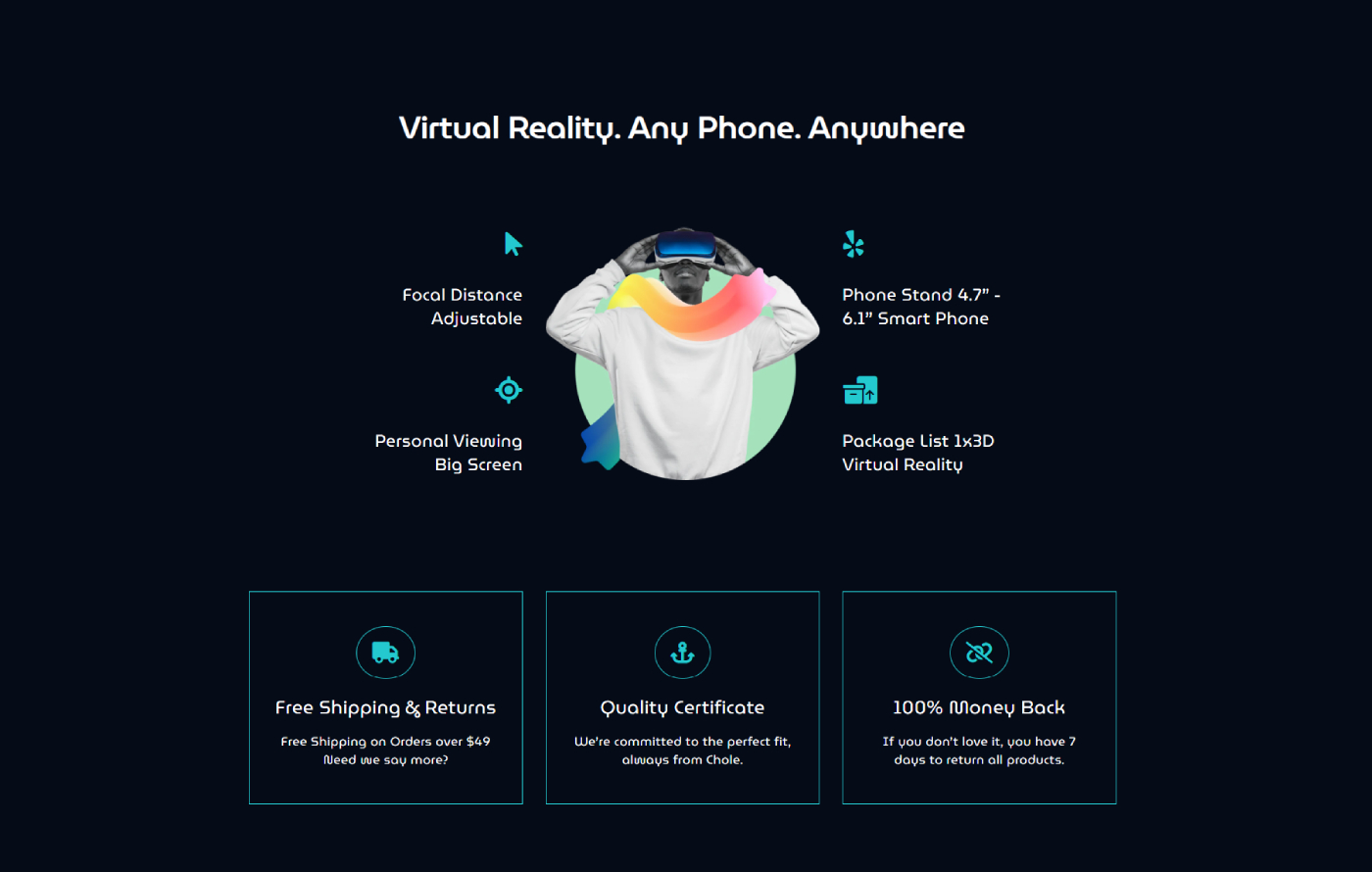 VRify - Virtual Reality Store Shopify template built by Pagefly