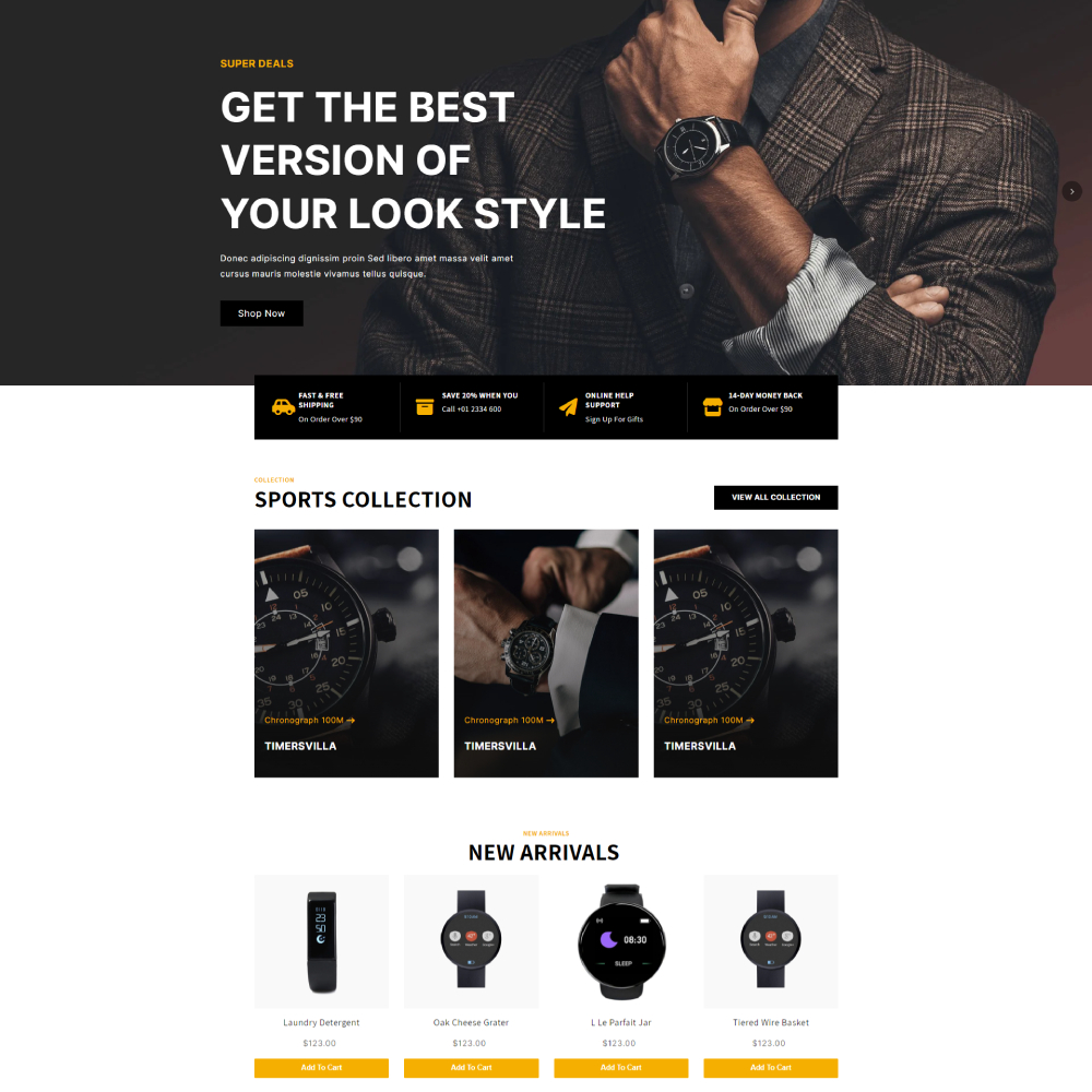 WatchStorify - Luxury Watches Shopify template built by Pagefly