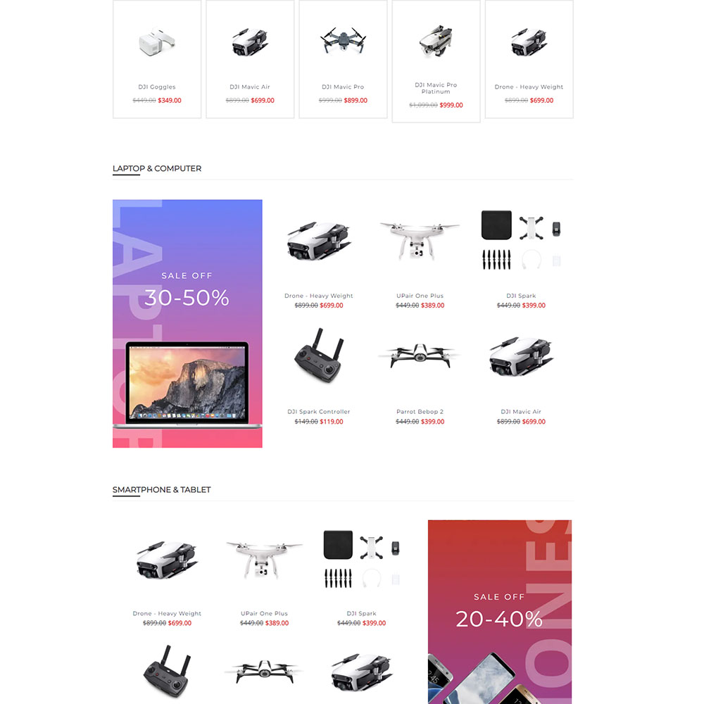 Electronics - Tech Shopify template built by GemPages