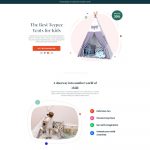 Greye – Kid Tent Shopify template built by LayoutHub