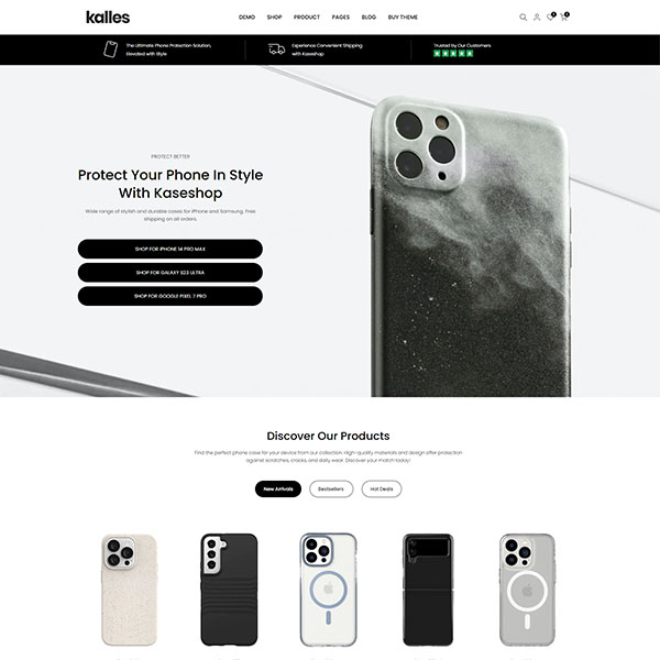 Kalles - Technology Shopify template built by EComposer