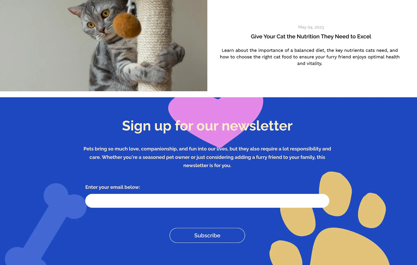 Pet Food - Pet Shop Shopify template built by Shogun