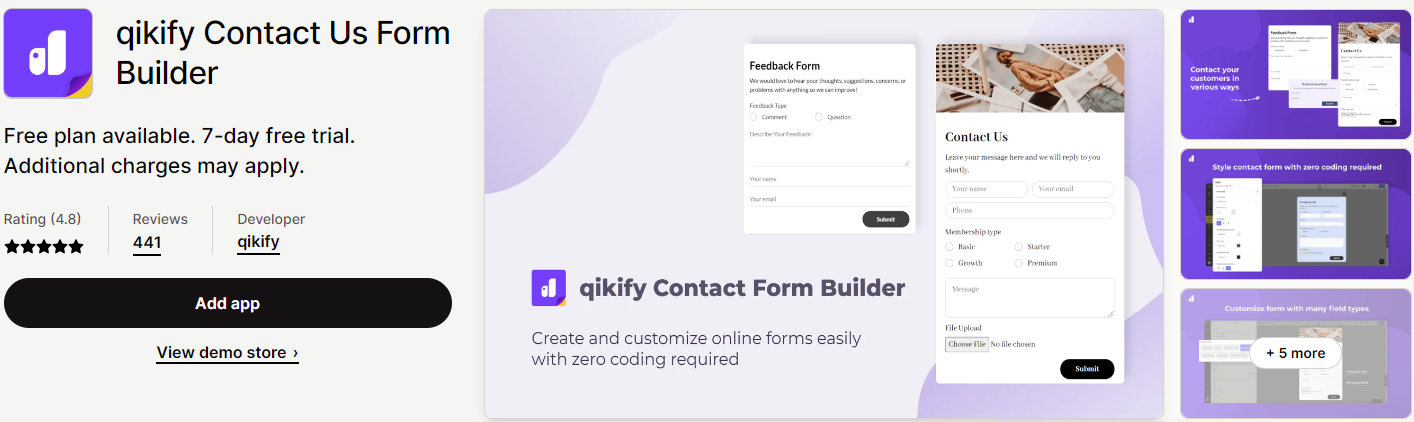 Shopify form builder apps 2