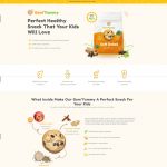 Kid’s Healthy Snacks – Food Shopify template built by GemPages