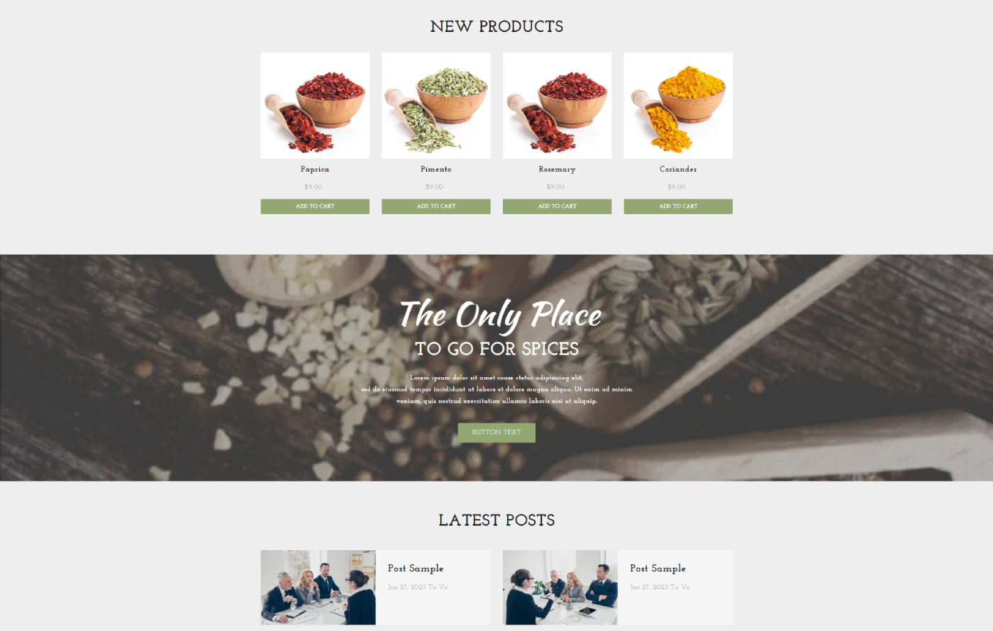 Spicify - Restaurant Shopify template built by Pagefly