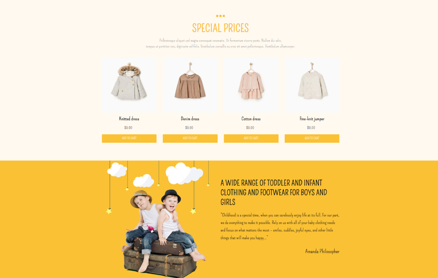 Babify - Babies Store Shopify template built by Pagefly