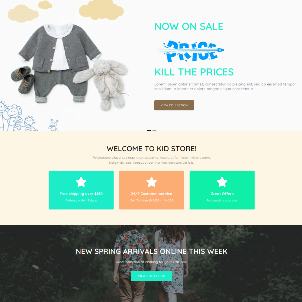 Childify - Kid Store Shopify template built by Pagefly
