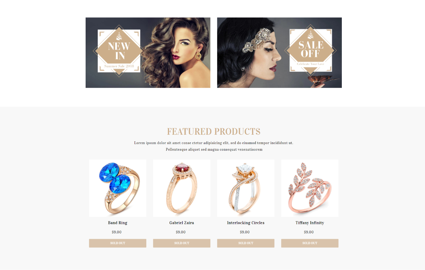 Jewelrify - Jewellery and Accessory Stores Shopify template built by Pagefly