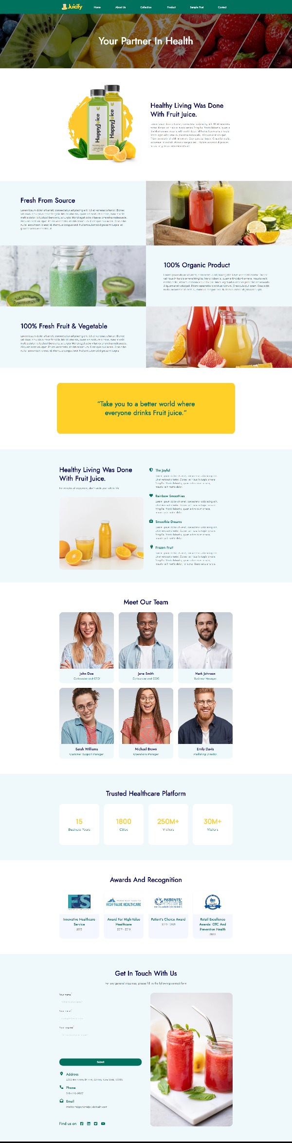 Juicify Premium - Multipage Juice Shopify template