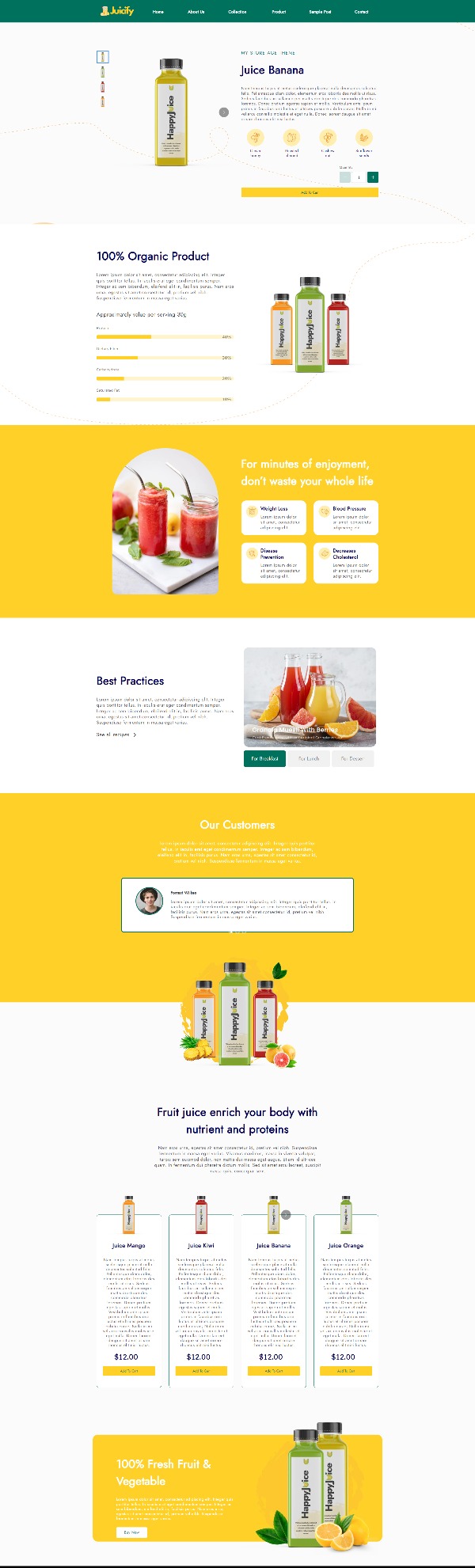 Juicify Premium - Multipage Juice Shopify template