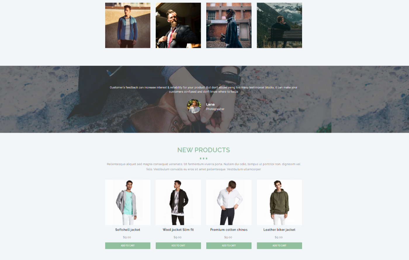 Menify - Men Fashion Shopify template built by Pagefly