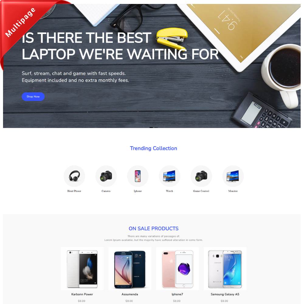 Techify Premium - Multipage Computer Shopify template