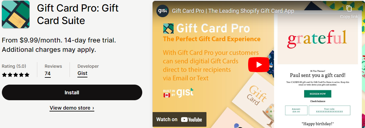 Shopify Gift Card Apps 2