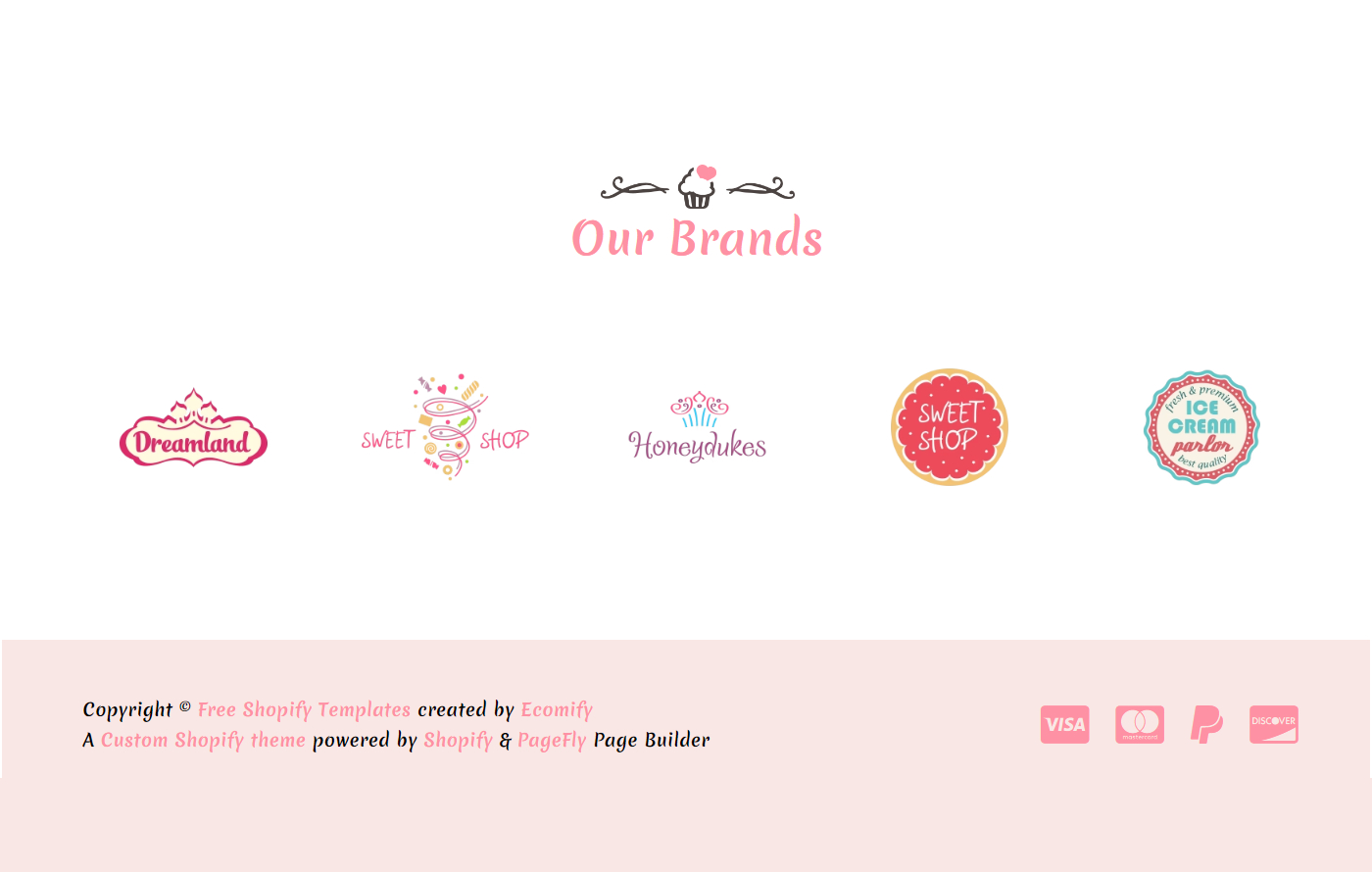 Cakify - Cake Shop Shopify template built by Pagefly
