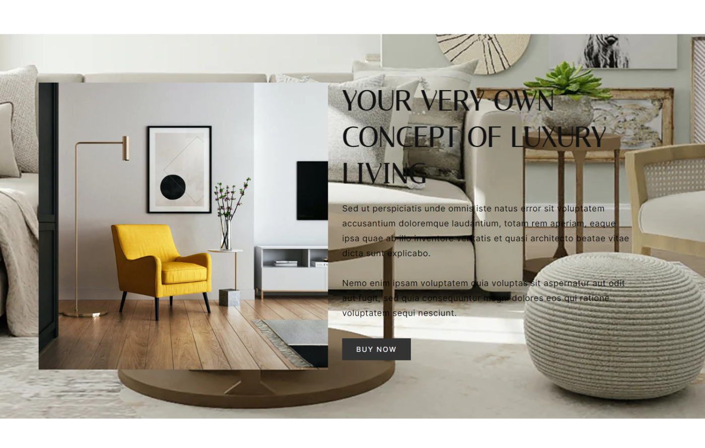 Furniturify - Interior Design Shopify template built by Pagefly