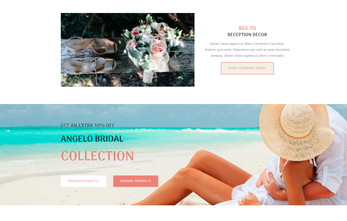 Weddingify - Wedding Dress Fashion Shopify template built by Pagefly