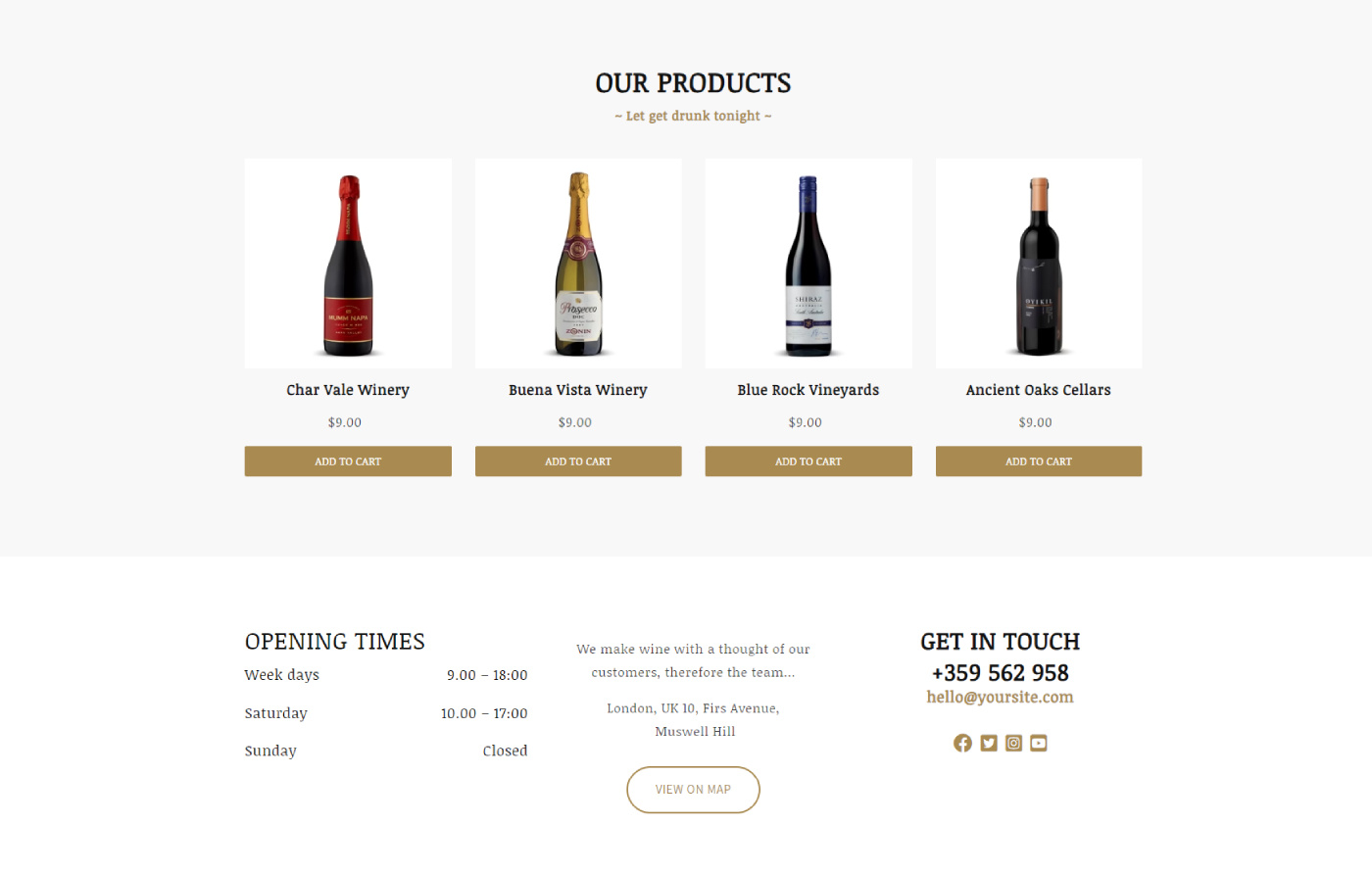 Winerify - Wine Shopify template built by Pagefly
