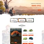 Campingify – Free Outdoor And Camping Shopify template built by Pagefly