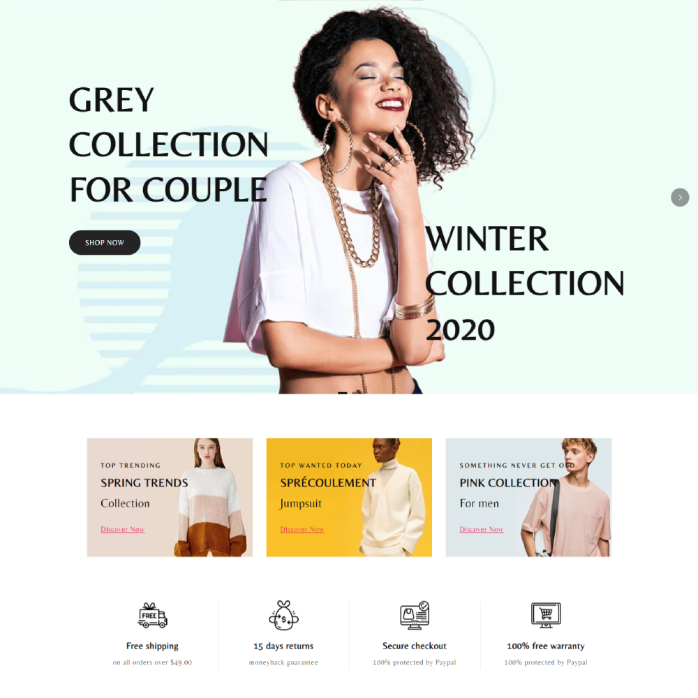 ClothesShopify - Free Fashion Shopify template built by Pagefly