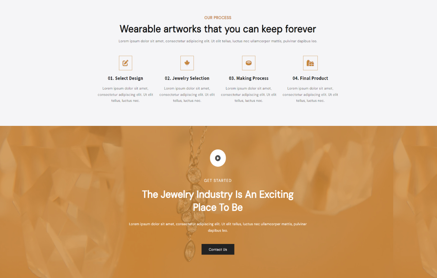 Finessify - Jewelry Store Shopify template built by Pagefly