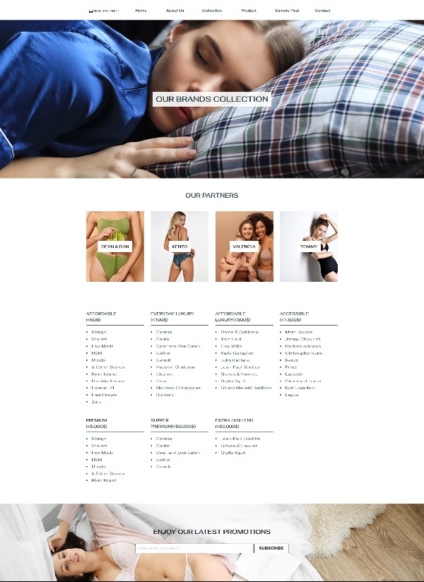 Nightwearify Premium - Multipage Lingerie Shopify template