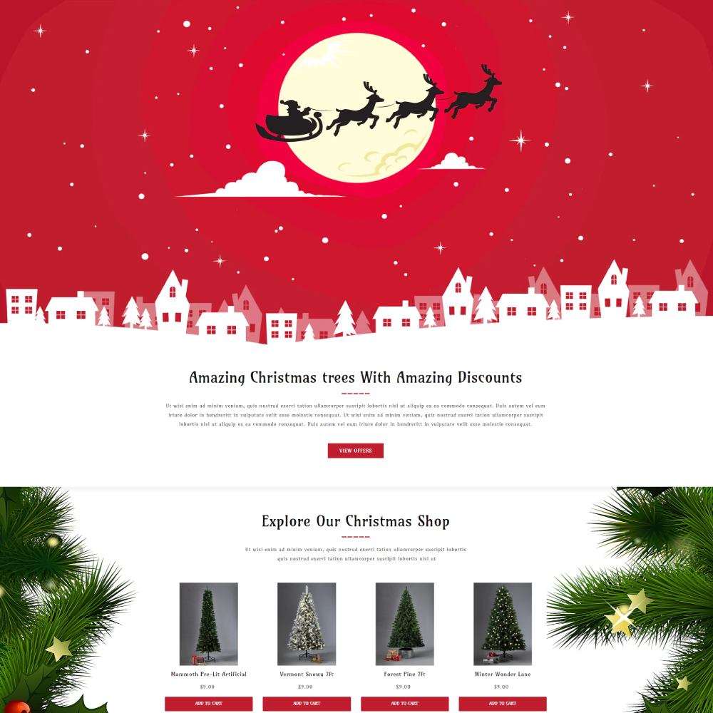 Pinify - Free Christmas Shopify template built by Pagefly