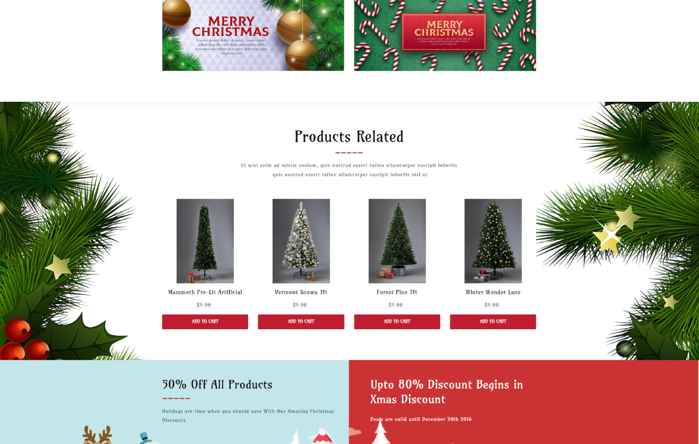 Pinify - Free Christmas Shopify template built by Pagefly