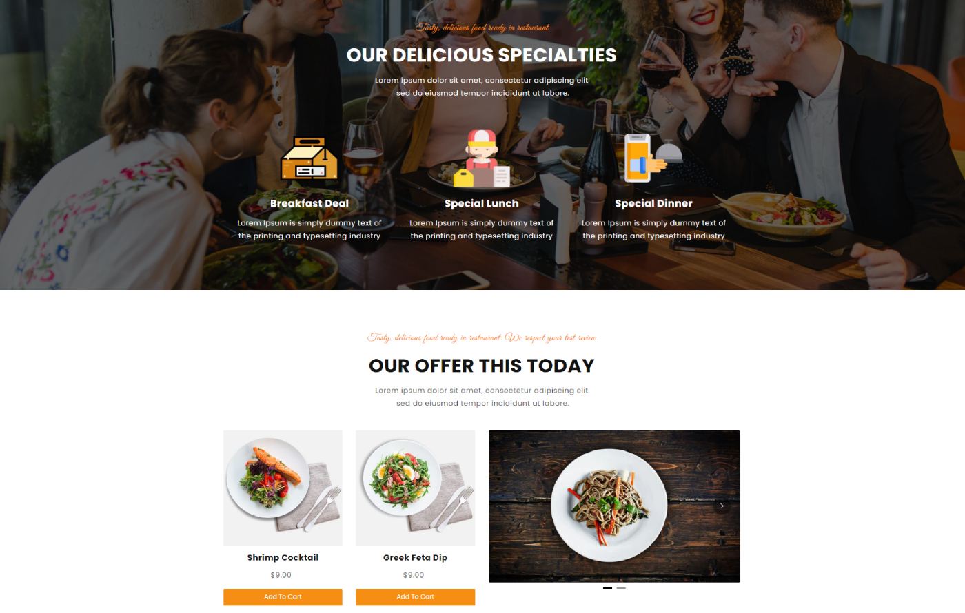 Restaurantify - Free Restaurant Shopify template built by Pagefly