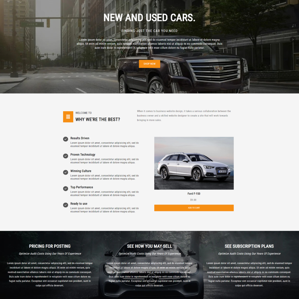 Carmarketify - Free Car & Automotive Parts Stores Shopify template built by Pagefly